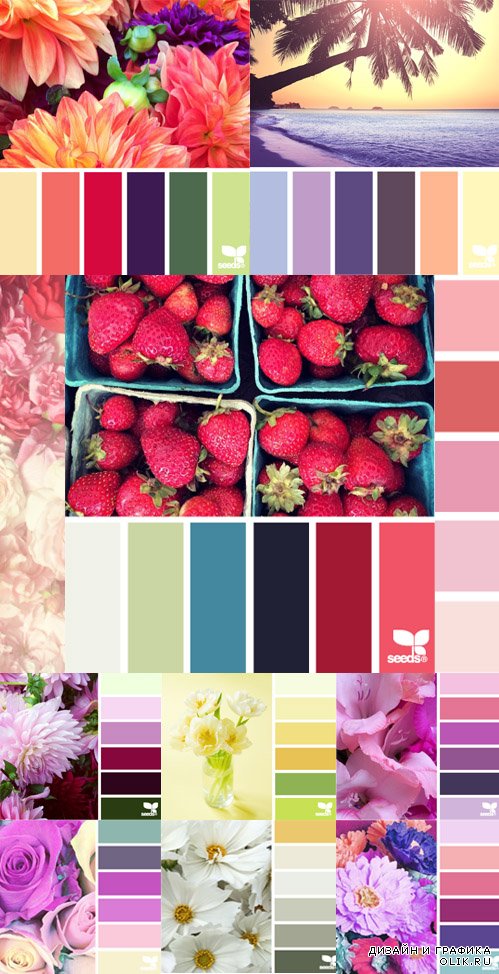 Сочетание цветов | Color combination part 14