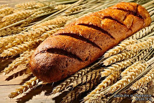 Растровый клипарт - Свежий хлеб 7