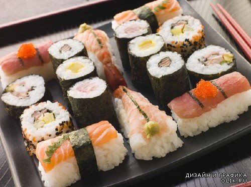 Японские суши и роллы (подборка изображений)