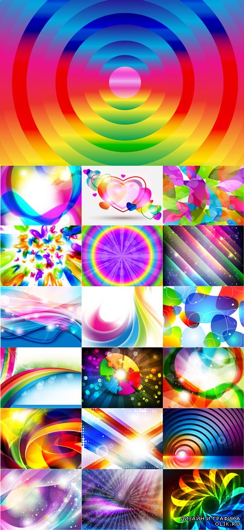 Colorful vector backgrounds