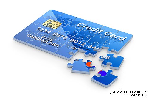 Растровый клипарт - Кредитные карты