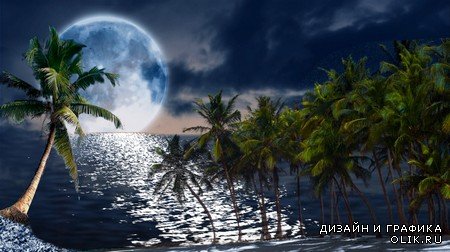 Футаж - Лунное сияние