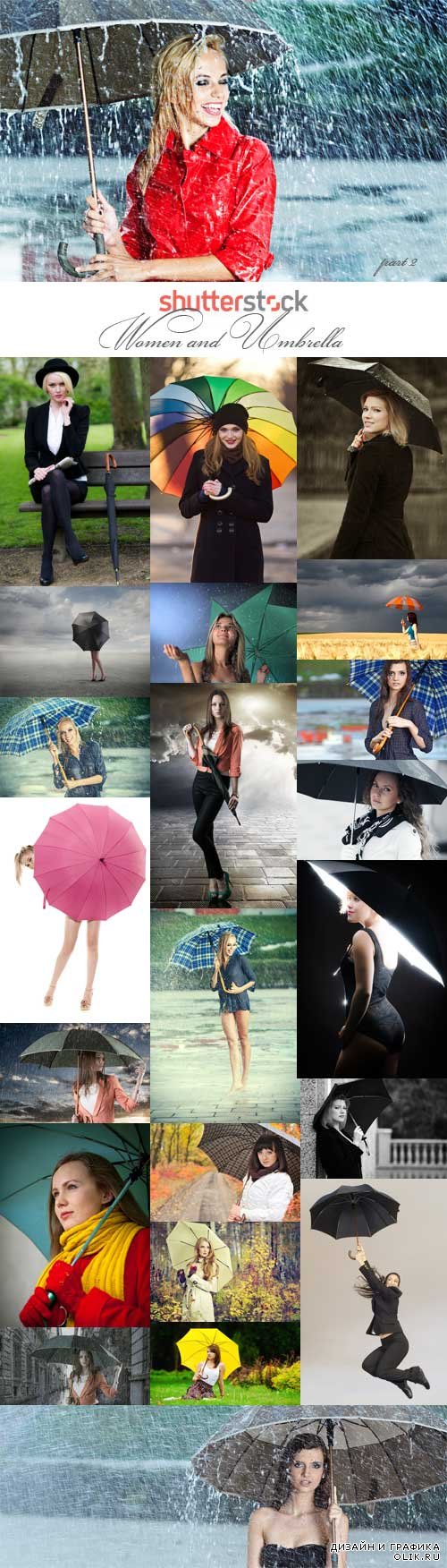 Women and Umbrella - 2