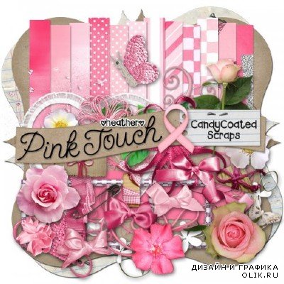 Цветочный скрап-комплект - Pink Touch