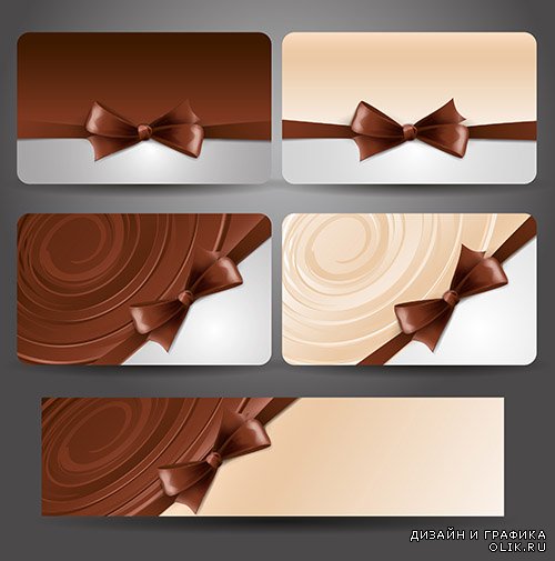 Шоколадные картинки - в векторном формате - Часть 5