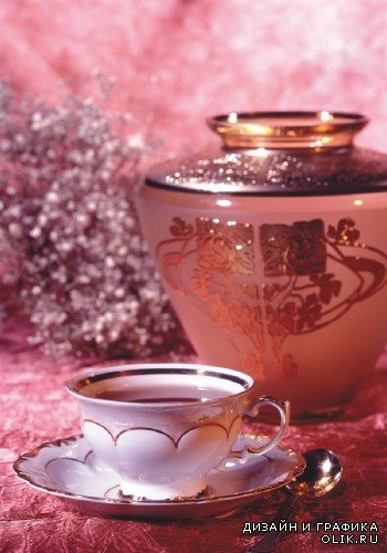 Чай и традиционное чаепитие (подборка клипарта)