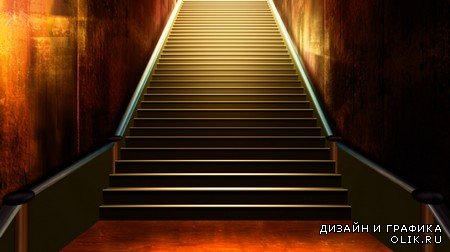 Футаж - Лестница к славе
