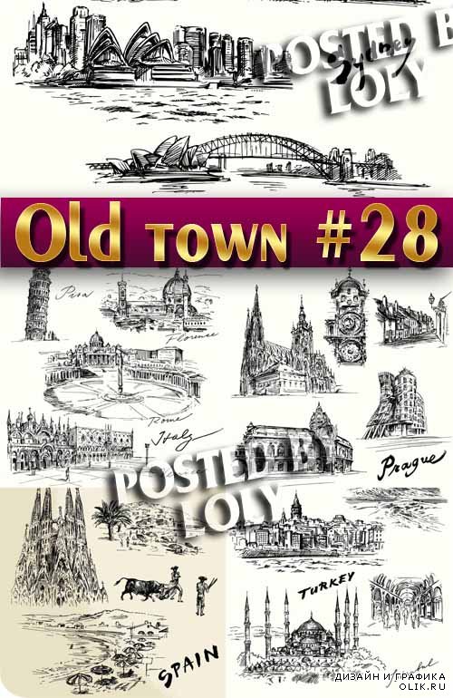 Старый Город #28 - Векторный клипарт