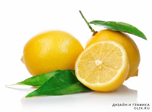 Кислый лимон и лайм (подборка цитрусового клипарта)