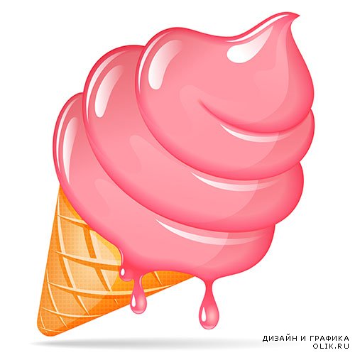 Векторный клипарт - Мороженое 2