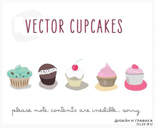 Vector Cup Cakes