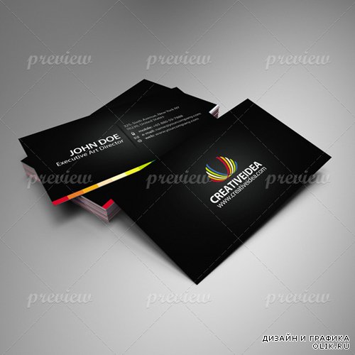 Business Card PSD - Creative Idea