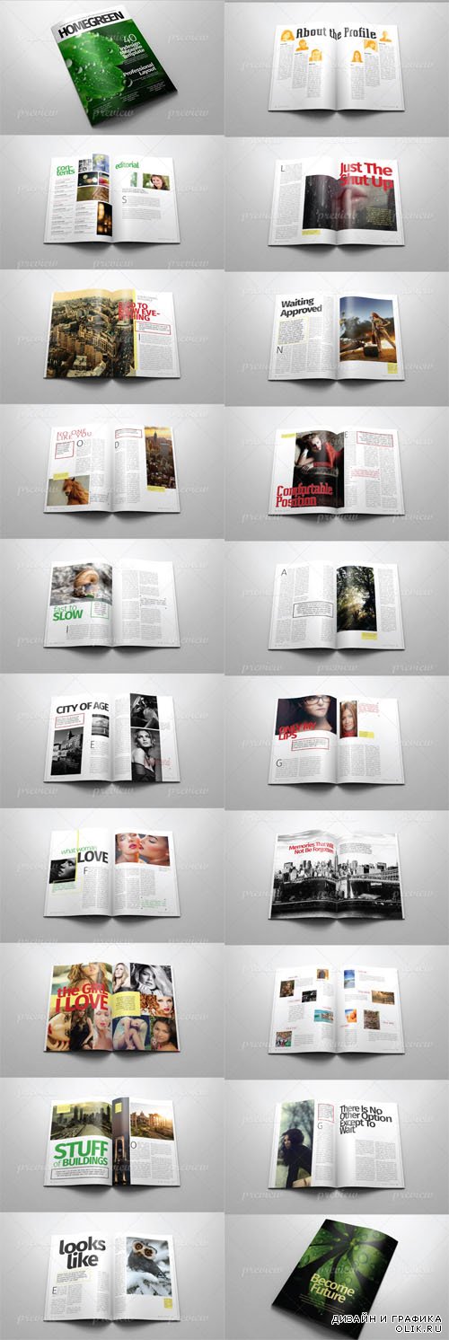 ИД Template - A4 Letter Magazine  v 01