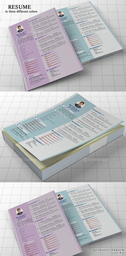 PSD - Personal Resume Template