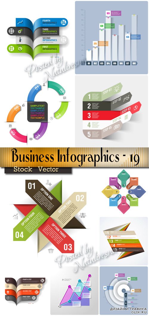 Бизнес Инфографика – Элементы для Дизайна 19