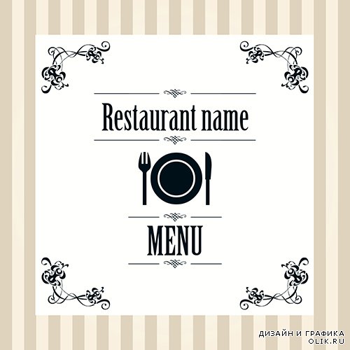 Ресторанные меню в векторе 15