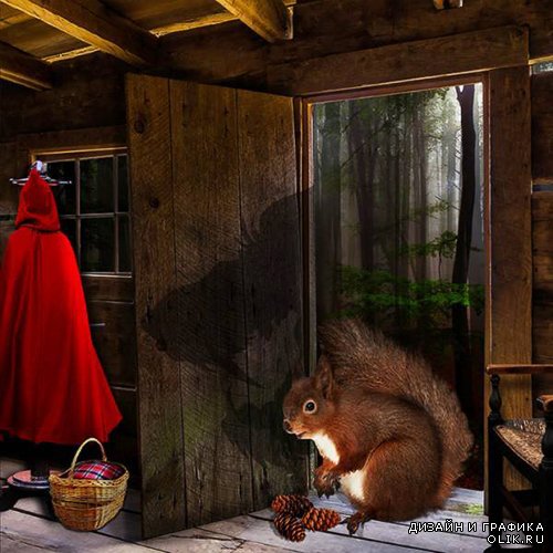 Скрап-набор Red Riding Hood - Красная Шапочка