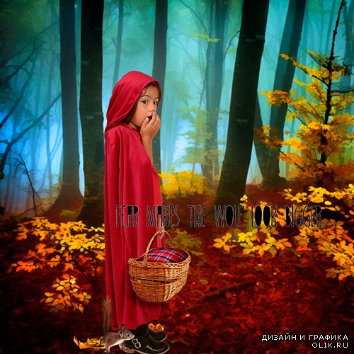 Скрап-набор Red Riding Hood - Красная Шапочка