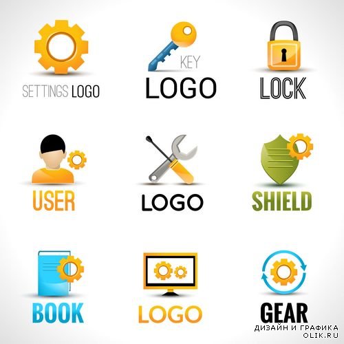 Коллекция иконок и логотипов – Настройки безопасности и Экстремальный спорт