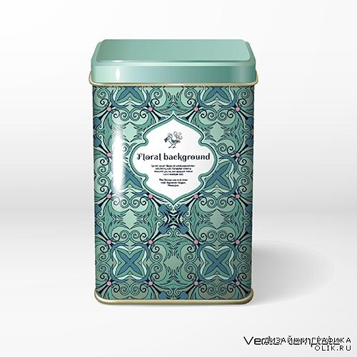 Упаковка для чая и кофе в векторе 2