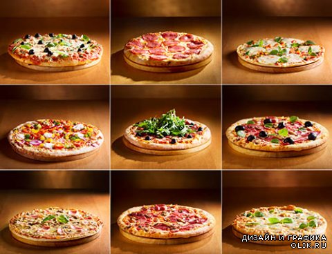 Пицца - растровые картинки для дизайна