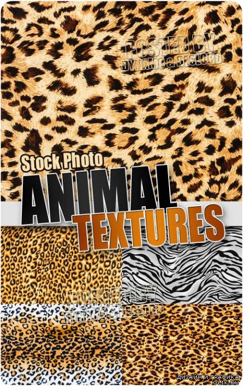 Текстуры шкур животных - Растровый клипарт