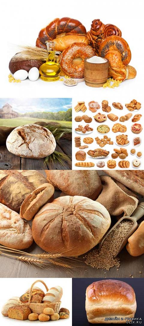 Растровый клипарт - Свежий хлеб 12