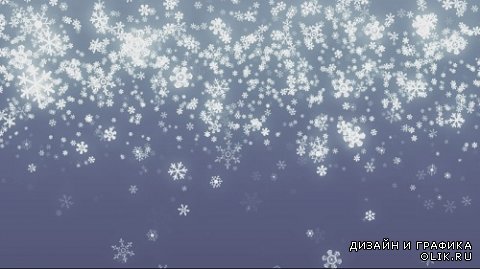 Снегопад, падает снег, Новогодний видео футаж 2016 / snowflakes winter footage loop free
