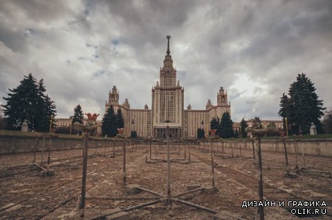 Moscow state University 4k timelapse