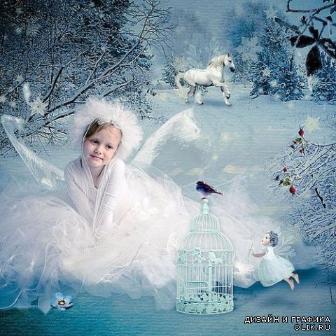 Скрап-набор - Winter fairy