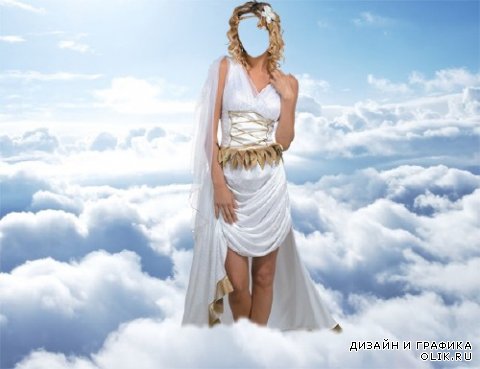 Шаблон для PHSP - Богиня среди облаков