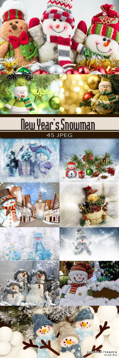 New Year's Snowman