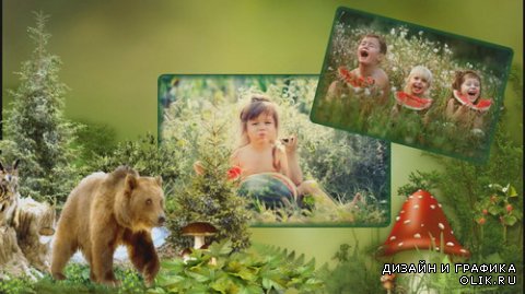 Forest dwellers - Children Project for Proshow Producer