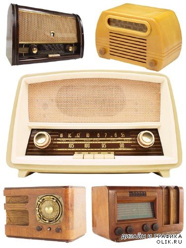 Винтажные радиоприемники (подборка изображений)