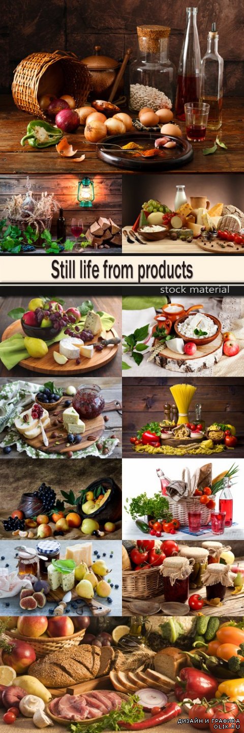 Still life from products
