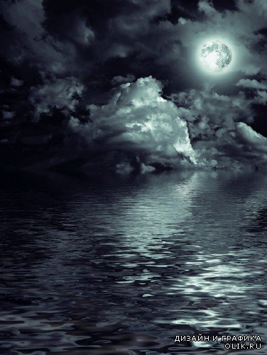 Ночь, ночное небо и луна (подборка изображений)