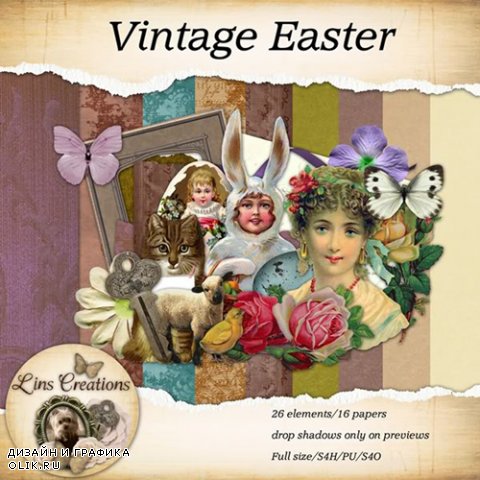 Scrap Kit - Vintage Easter