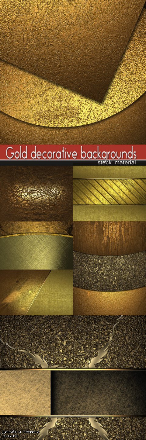 Gold decorative backgrounds