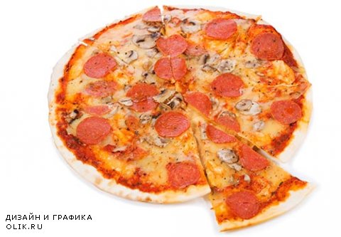 Растровый клипарт - Пицца 16