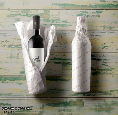 Wine Bottle Paper Wrap