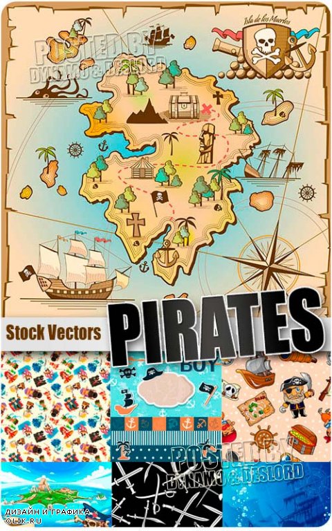 Пираты - Векторный клипарт