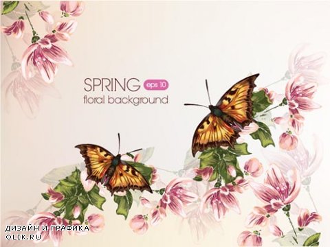 Векторный клипарт - Весна 12
