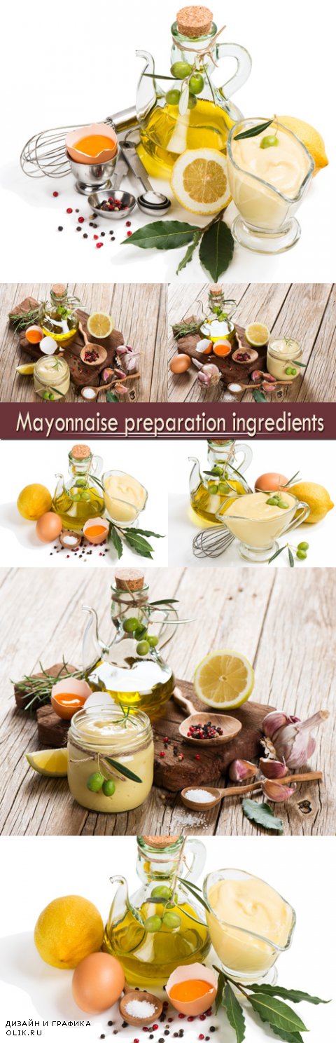Mayonnaise preparation ingredients