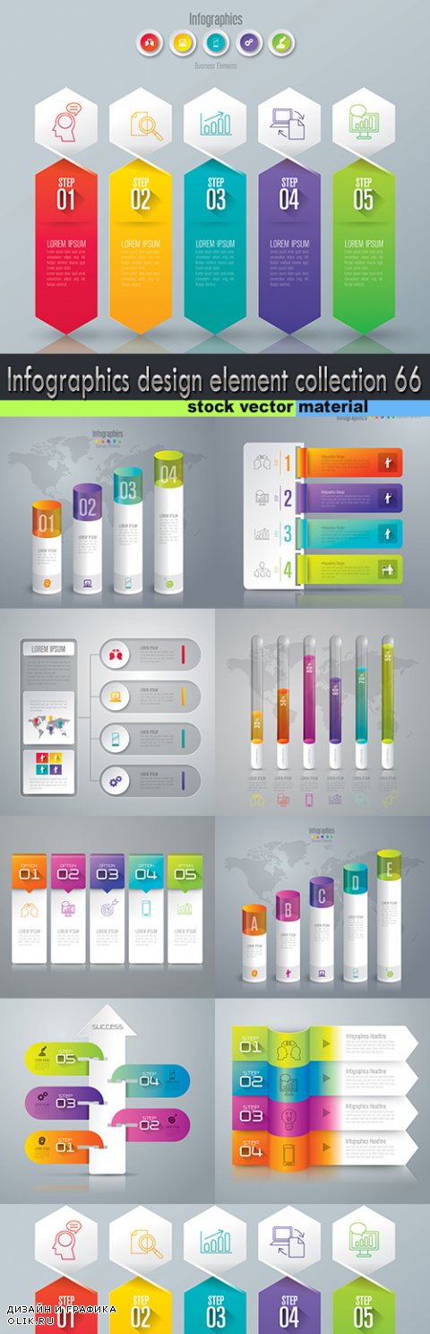 Infographics design element collection 66