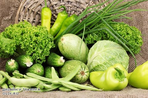 Растровый клипарт - Свежие овощи 4
