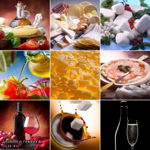 Food & Drink Collage - 10 HQ Images