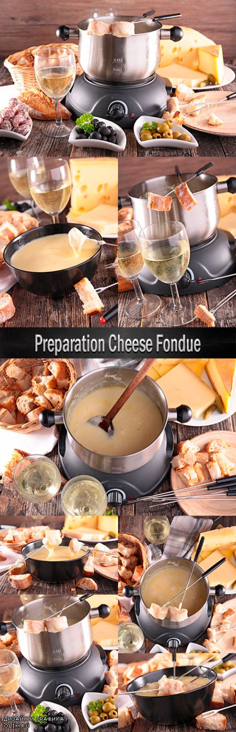 Preparation Cheese Fondue