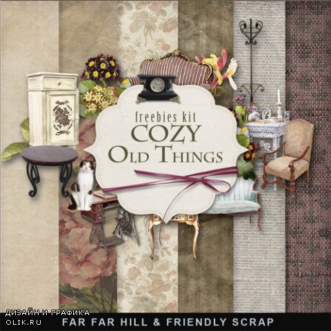 Scrap Kit - Old Cozy Things, part 2