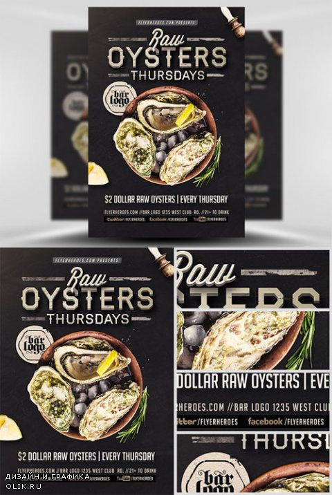 Flyer Template - Seafood Thursday