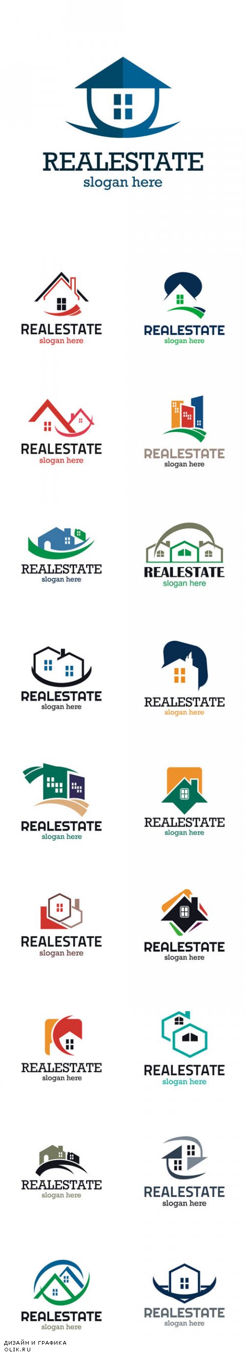 Vector 20 Real Estate Logos